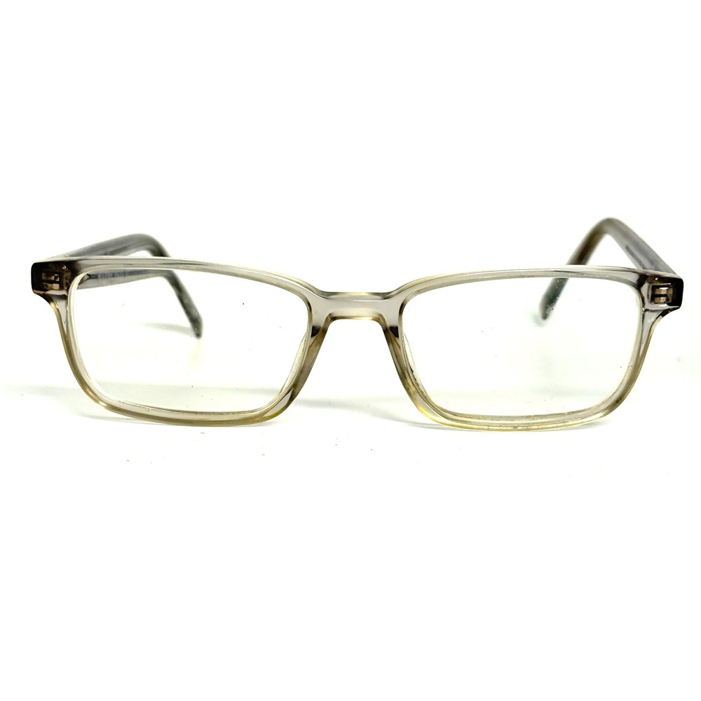 Warby Parker Crane‎ Eyeglasses Frames Grey Crystal Rectangle 50-18-145 Eyewear
